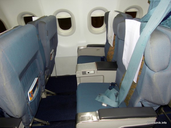 Vietnam Airlines - Airbus 321- VN-A356 - wnętrze - kabina klasa biznes