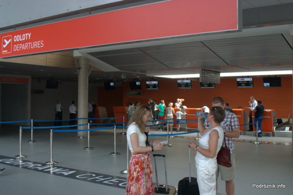Lotnisko Modlin - hala odlotów