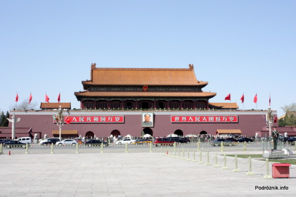 Chiny - Pekin - wejście do Zakazanego Miasta - kwiecień 2013