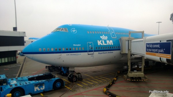 KLM Royal Dutch Airlines - Boeing 747-400 Combi - KL897 - PH-BFW - przód samolotu