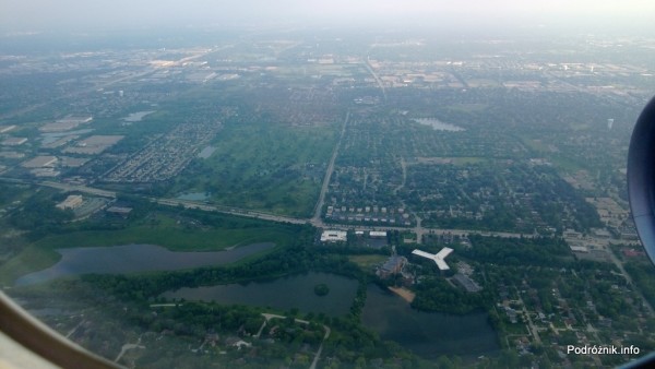 USA - przedmieścia Chicago z lotu ptaka - Lake Street Reserve County Forest Preserve - czerwiec 2013