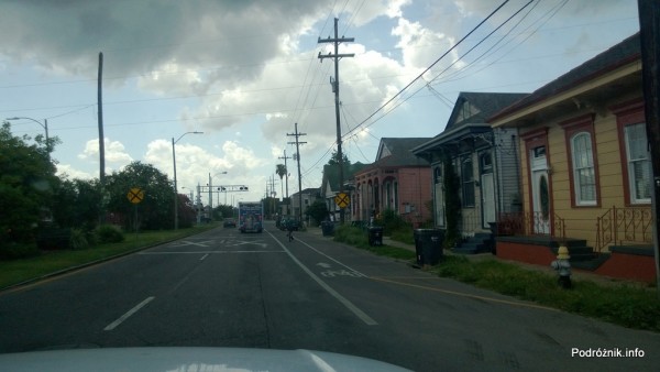 USA - Nowy Orlean - część wschodnia - ścieżka rowerowa - czerwiec 2013