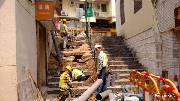 Chiny - Makao - prace hydrauliczne - kwiecień 2013