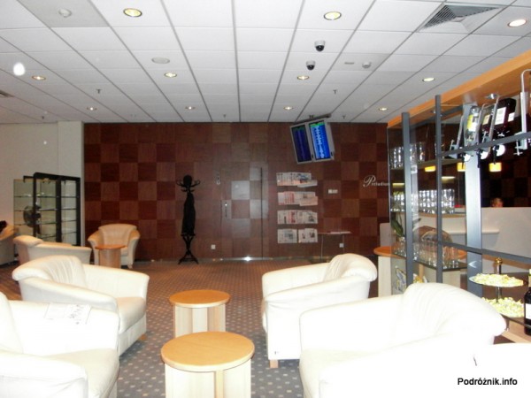 Polska - Warszawa - Lotnisko Chopina - Salonik Executive Lounge Preludium - kwiecień 2012