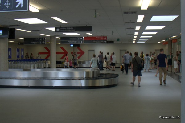 Lotnisko Modlin - hala odbioru bagażu