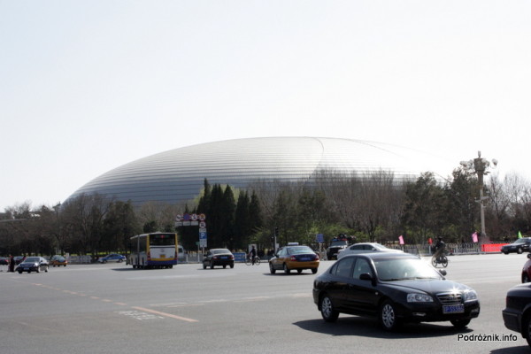 Chiny - Pekin - budynek National Centre for the Performing Arts - kwiecień 2013