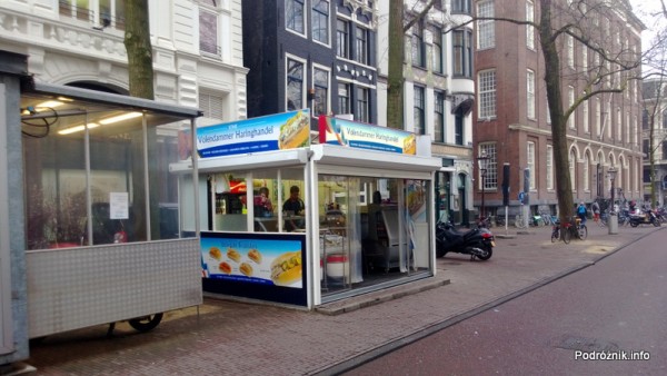 Holandia - Amsterdam - budka z rybami - kwiecień 2013