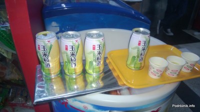 Chiny - Shenzhen - SEG - napój kukurydziany - kwiecień 2013