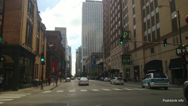 USA - Chicago - skrzyżowanie w północnej części miasta - czerwiec 2013