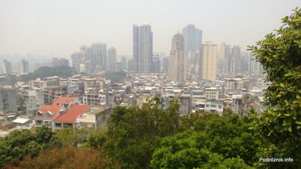 Chiny - Makao - panorama miasta - kwiecień 2013