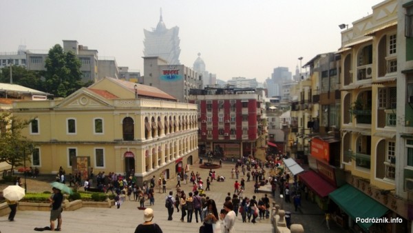 Chiny - Makao - widok na miasto sprzed katedry świętego Pawła - kwiecień 2013