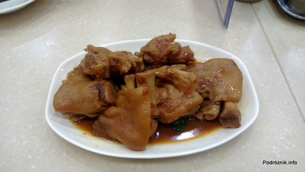 Chiny - Hongkong - duszone nóżki wieprzowe - kwiecień 2013