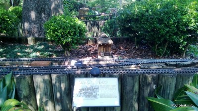 USA - Nowy Orlean - Ogród Botaniczny - Historic Train Garden - czerwiec 2013